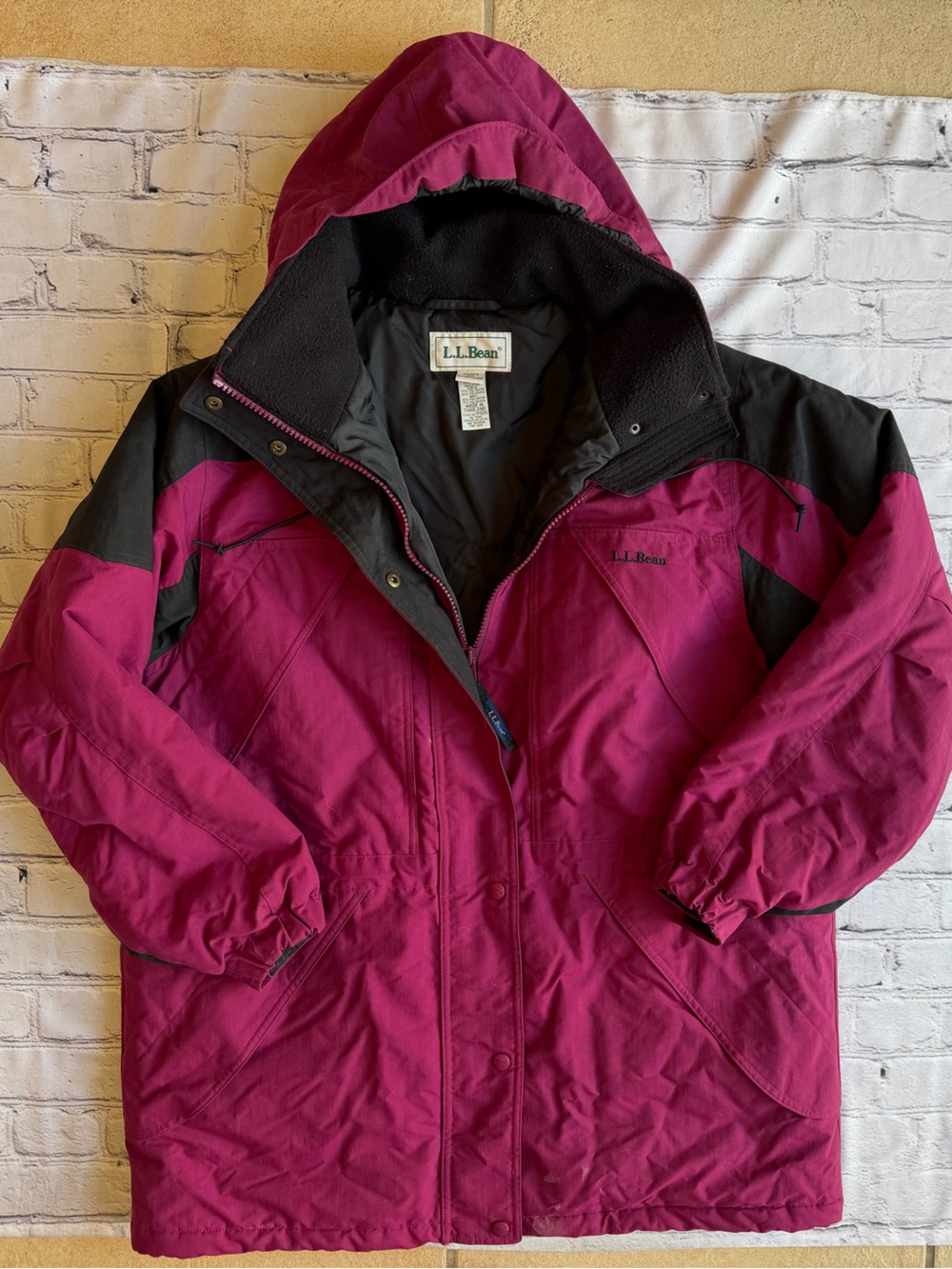 L.L. Bean Women's Parka Hooded XL "Thinsulate Lite Loft" Jacket Winter Snow